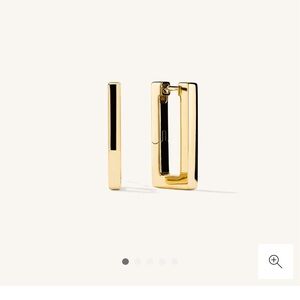 Mejuri Modern Block Large Hoops